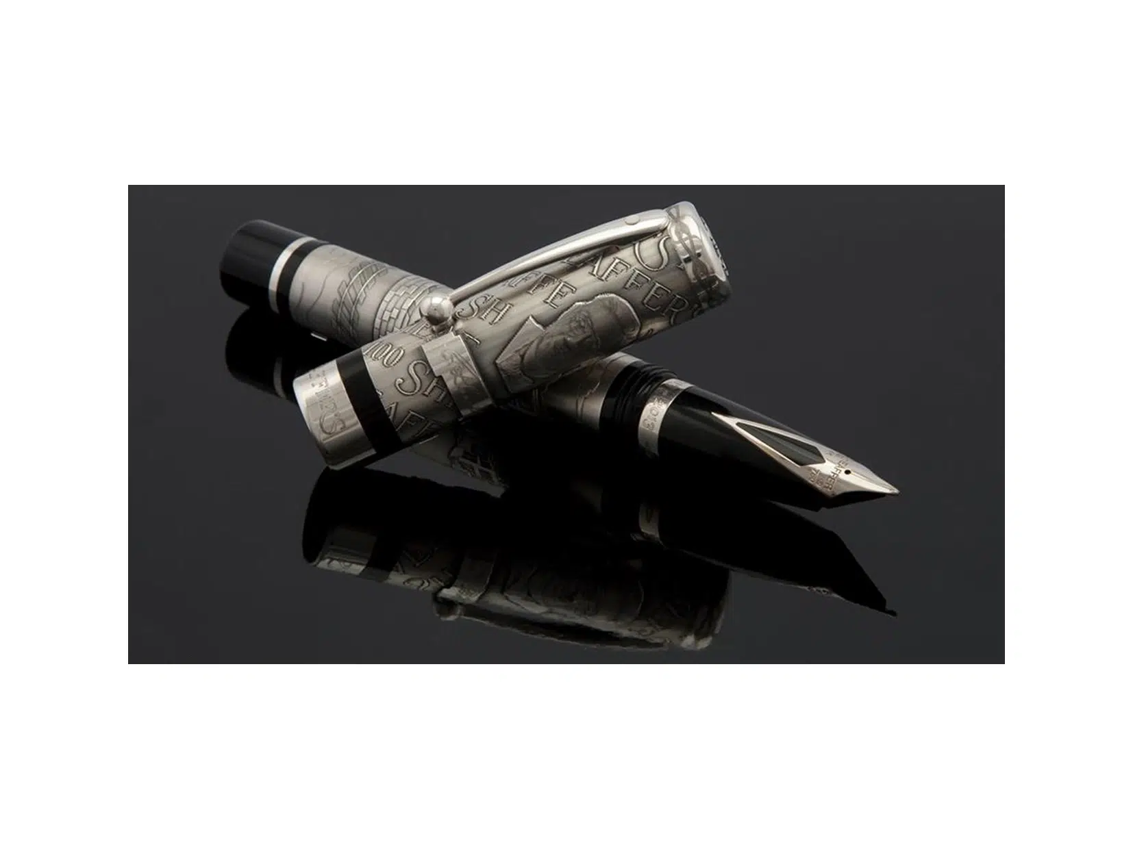 قلم لاکچری شیفر مدل CENTENNIAL SILVER 2