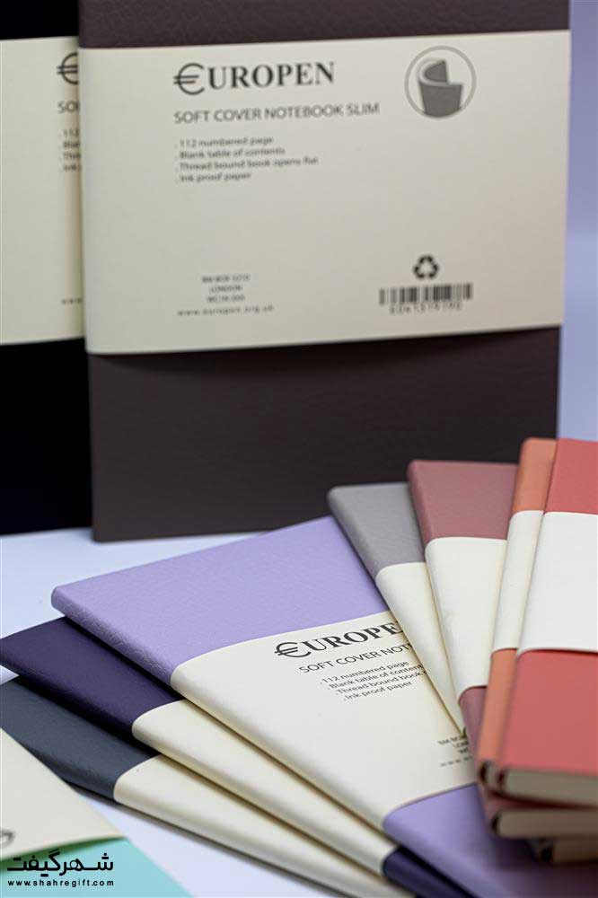 37 دفتریادداشت یوروپن مدل NOTEBOOK SOFTCOVER SLIM