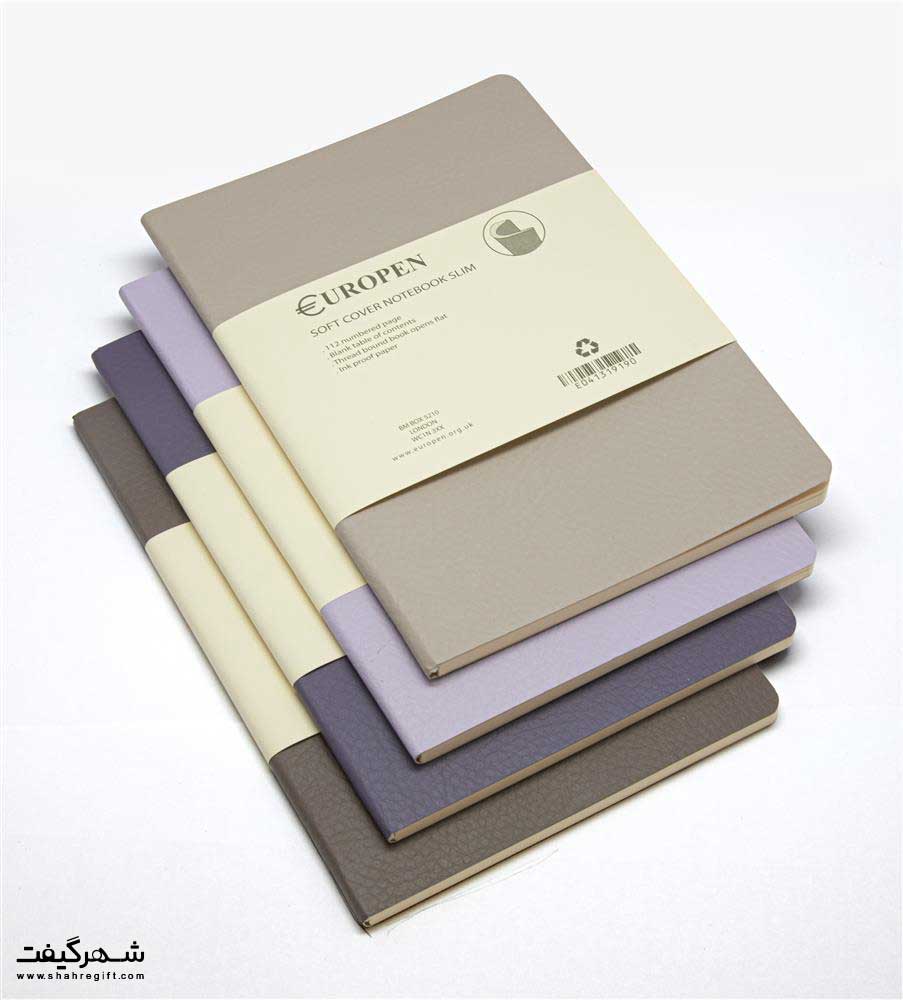 38 دفتریادداشت یوروپن مدل NOTEBOOK SOFTCOVER SLIM