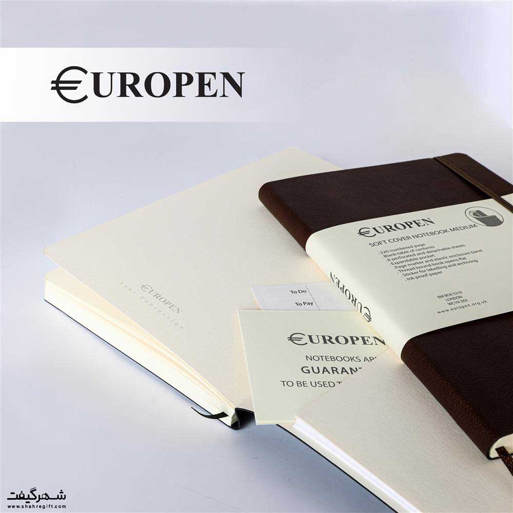 78 دفتریادداشت یوروپن مدل NOTEBOOK SOFTCOVER MEDIUM