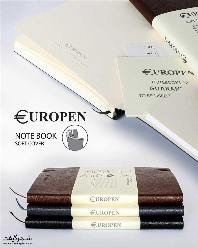 دفتریادداشت یوروپن مدل NOTEBOOK SOFTCOVER MEDIUM