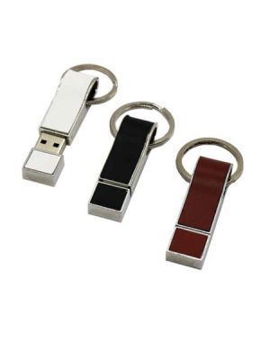 خرید فلش مموری چرمی فلزی کد F-V3
