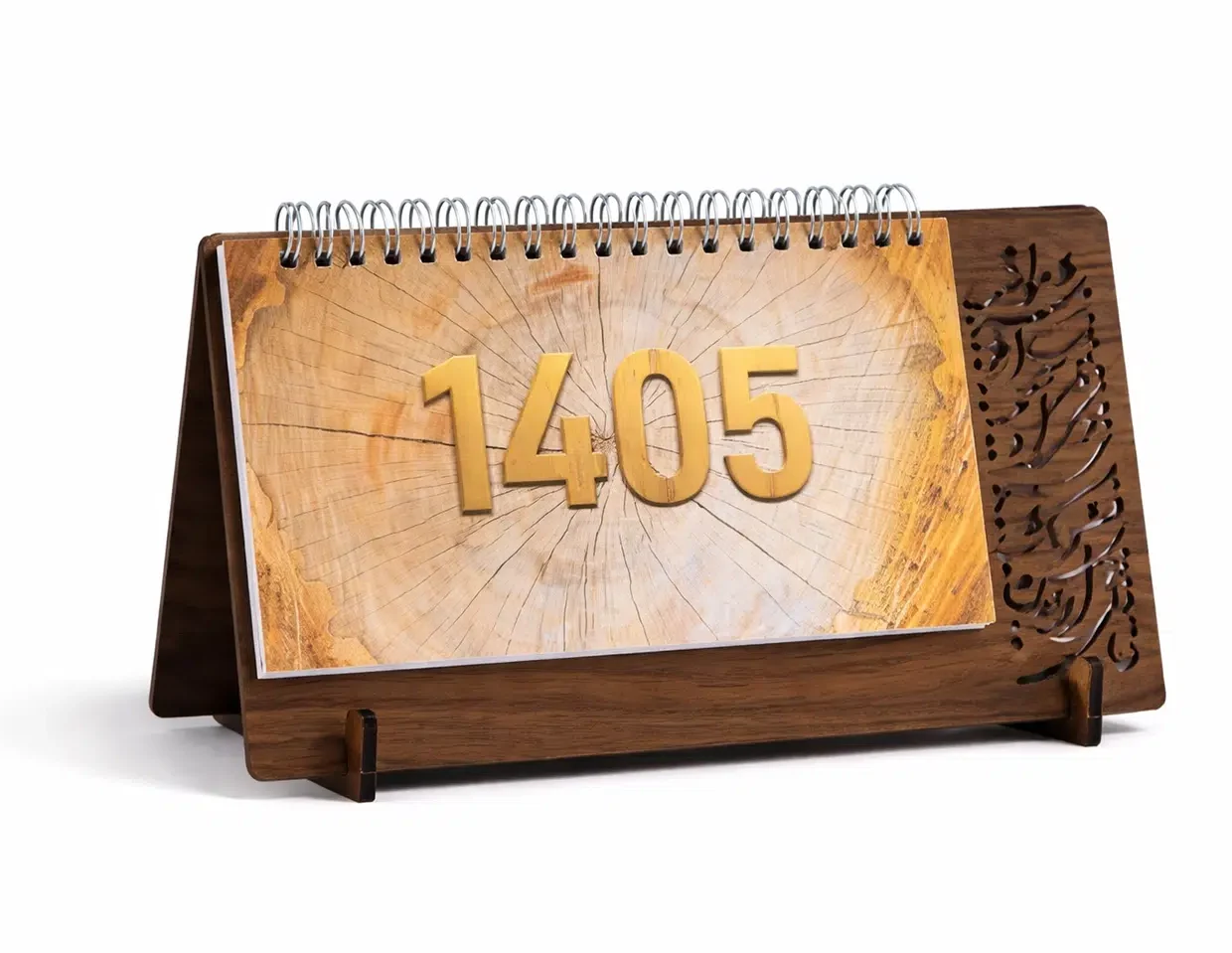 تقویم رومیزی چوبی کد TA-IR51113