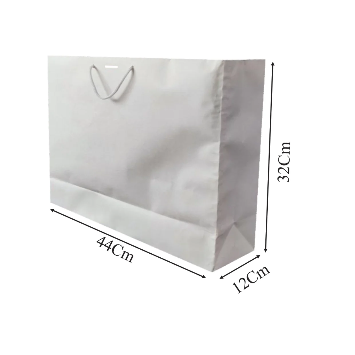 بگ کرافت سفید 140 گرم  12*44*32 کد K75