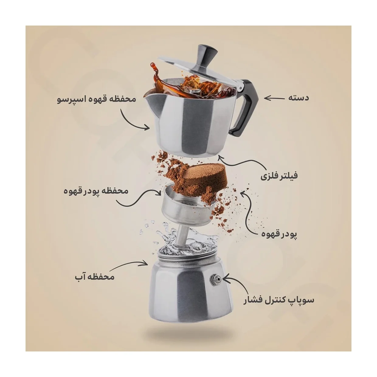 موکاپات نقره‌ای 2کاپ